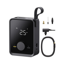 Pro Portable Electric Tire Inflator with Digital Pressure Gauge - 120PSI Cordless Air Pump for Car Tires & 12V Moto