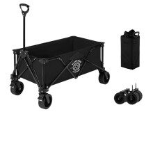 Naturehike Foldable Camping Trolley Cart - Large Capacity Outdoor Glamping Wagon with Multitool Storage Box