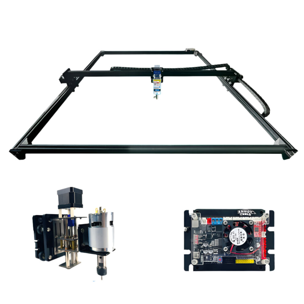 High-Power 80W Cnc Laser Engraver With 32-Bit Grbl Pwm Control - Diy Desktop Router Cutter, 100X100cm 7445032554511