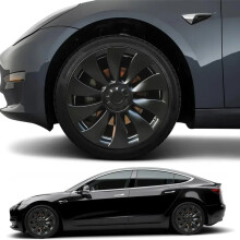 Tesla Model 3 19-Inch Performance Hubcap Set (2017-2023) - Full Rim Cover Accessories (4-Pack)