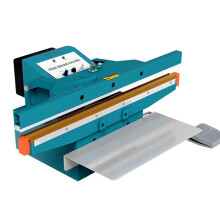 Pneumatic Aluminum Frame Sealing Machine for Dual-Sided Foil and Plastic Bag Packaging with Upper & Lower Heating