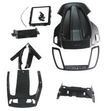 Ford C-Max/Kuga/Ecosport 2013-2018 9.7 Car Radio Fascia Dash Kit with GPS Adapter and Trim Panel