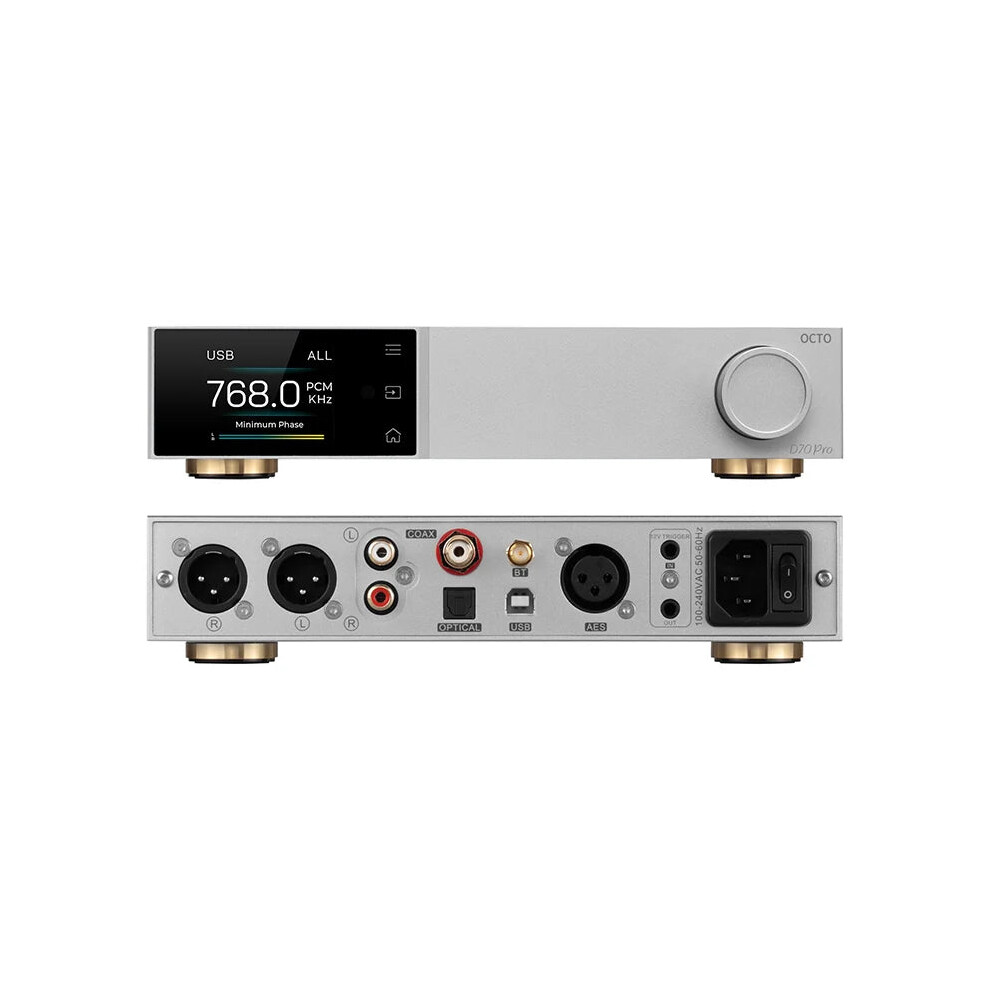 Topping D70 Pro Octo Hifi Dac - Bluetooth 5.1, Ldac Support, Rca & Xlr Outputs, Remote Control, Hi-Res Audio Decoder 313092242266