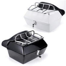 Universal 48L Motorcycle Rear Trunk Toolbox with Backrest Pad - I Scooter & Motorcycle Accessory
