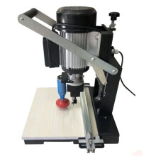 1100W Multi-Function CNC Woodworking Hinge Drill & Portable Cutting Machine - Semi-Automatic 3-in-1 DIY Lathe