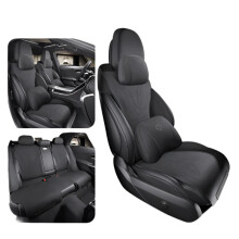 Premium Suede Seat Cushion Cover for Mercedes Benz GLC 2023-2024 - Half Pack Protection & Stylish Automotive Interior Accessory