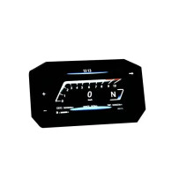 Universal Digital LCD TFT RPM Speedometer & Odometer for Electric Motorcycles - Perfect for Custom Modifications & Accessories