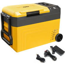 24L Cordless Mini Fridge for DeWalt 18V/20V Max Battery - Portable Car Freezer for Outdoor Camping & Travel