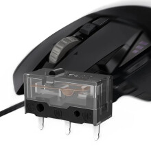 Kailh GM8.0 Black Mamba Micro Switches - 1000pcs Lot, 3-Pin Gold Alloy Contacts, 80 Million Click Lifespan for Mouse Buttons