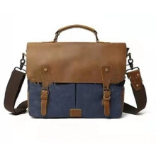 Vintage Leather Folding Bike Frame Bag for Brompton & Birdy - Stylish Retro Carrier & Shoulder Bag