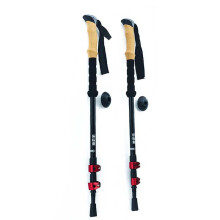 Premium Foldable Carbon Nordic Walking & Trekking Poles - High-Quality Alpenstock Crutches