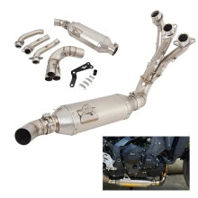 Stainless Steel 51mm Slip-On Exhaust Header Pipe & Muffler for Yamaha MT09/FZ09 2020-2023 & Tracer 9 GT 2021-2023