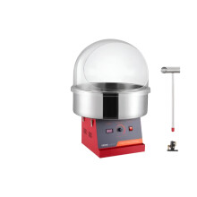Commercial Electric Cotton Candy Maker with Stainless Steel Bowl and Sugar Scoop