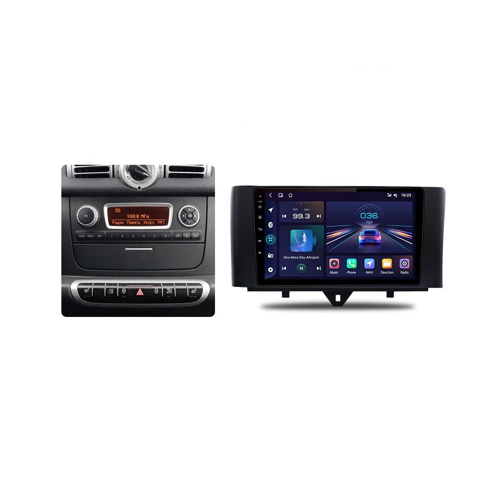 Junsun V1pro Android Auto Radio For Smart Fortwo 451 (2005-2015) - Wireless Carplay, 4G Car Multimedia Gps, 2Din Autoradio 7445038081004