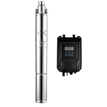 High-Efficiency 750W Solar Water Pump with MPPT Controller - Stainless Steel, 140m Lift, 3-Inch Body, 1-Inch Caliber