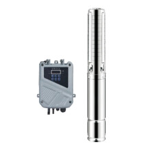 High-Efficiency 1100W DC110V Solar Deep Well Pump with MPPT Controller, 150m Head, 2000L-4000L Flow Rate, Stainless Steel Impeller
