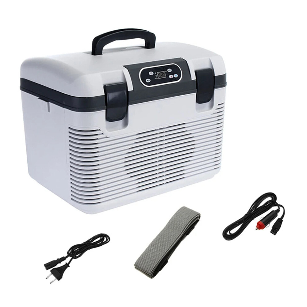 Versatile 19L Car Refrigerator With Dual Cooling & Heating Function - Dc12/24V & Ac220v Compatibility For Home, Picnic, And Travel 304623041267