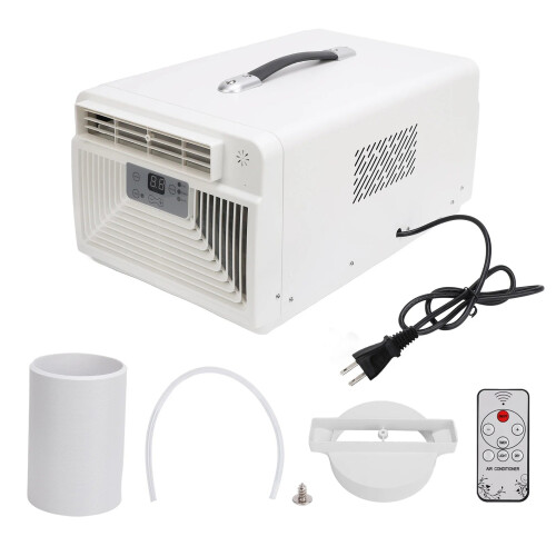 Compact Rapid-Cooling Mini AC Unit: Perfect for Dorms, Kitchens, Offices, and More