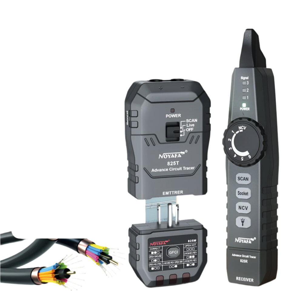 Noyafa Nf-825Tmr Network Cable Tester & Underground Cable Locator Â High/Low Voltage Wire Detector & Tracker 313042219218