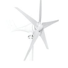 2kW Horizontal Wind Turbine Generator with Strong Magnetic Dynamo & 220V Inverter Output for Home Use