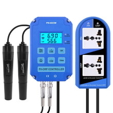 Digital WiFi pH/ORP Controller with Backlit Display - Water Quality Monitor for Hydroponics, Pools, and Aquariums with BNC Electrode