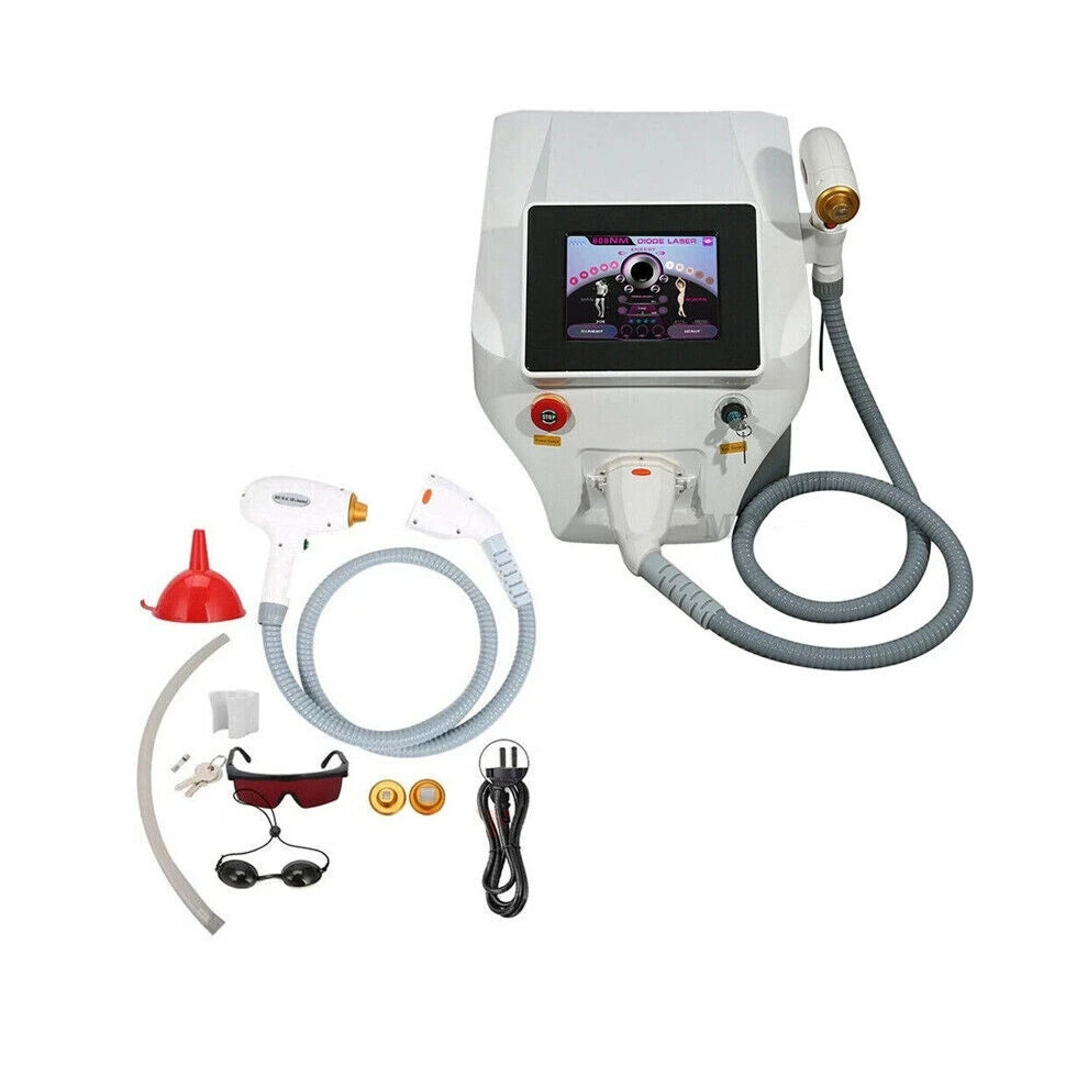 High-Power 3000W 808nm Diode Laser for Painless Hair Removal - Multi-Wavelength 755/808/1064nm Eepilation System for Women