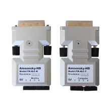 High-Performance 500m DVI Optical Fiber Extender with 1080p 60Hz Transmission - AMS DTR4L 4LC Transceiver