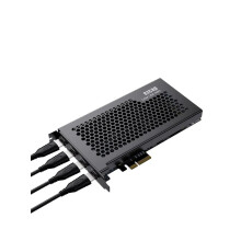 ezcap335 PCIe 4-Channel HDMI Video Capture Card for Multicam Live Streaming with Camcorders, DSLRs, and Action Cameras