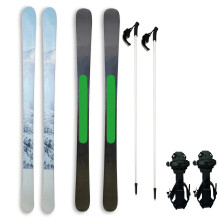 Red Liuku & Skinner Hunter Skis - Premium Snow Adult Performance