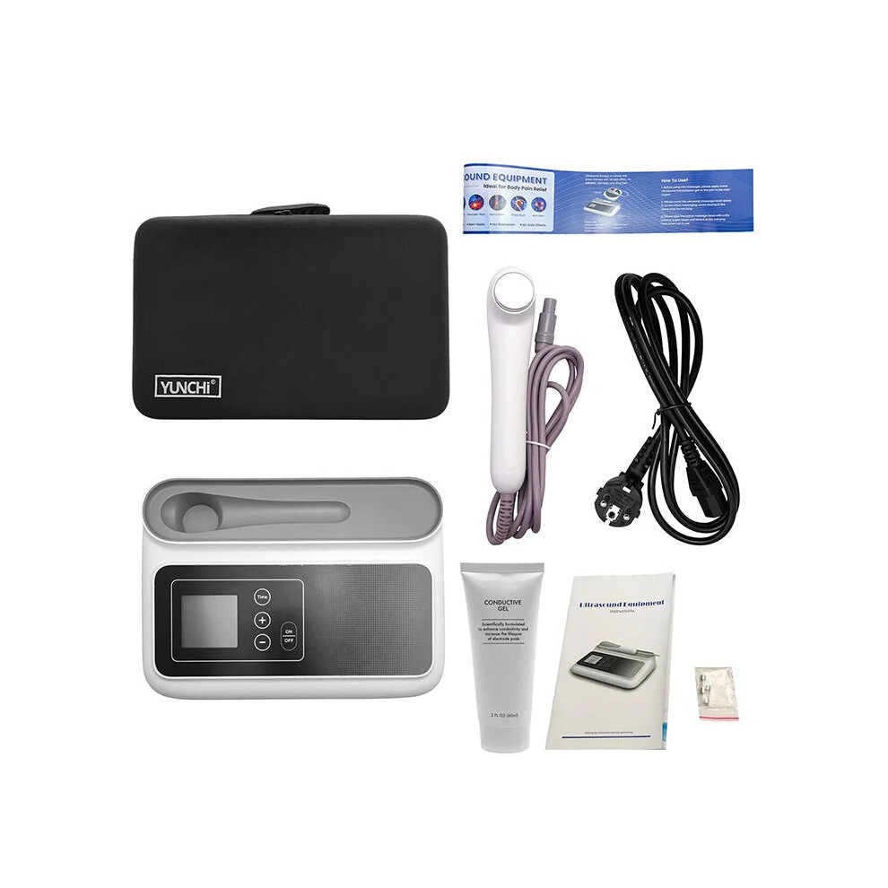 Compact Ultrasound Physiotherapy Device For Muscle & Joint Pain Relief - Stimulator & Massager With Storage Bag 705353201882