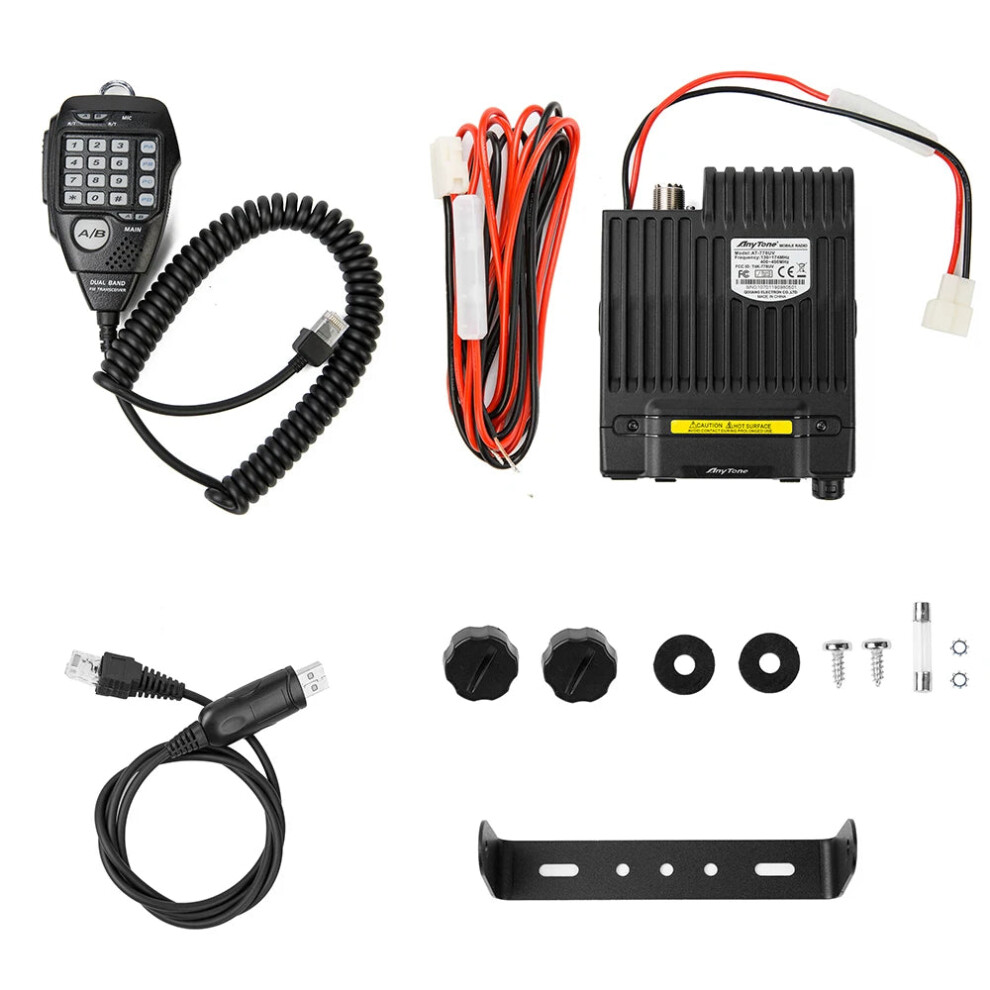 Anytone At-778Uv Ii Dual Band Mini Mobile Transceiver - Vhf/Uhf Amateur Radio Walkie Talkie, 25W 705353314933