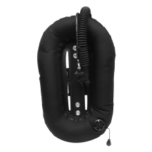 Professional 30lbs Scuba Diving Snorkeling Donut Wing BCD Buoyancy Compensator for Single Tank - Black