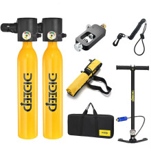 Compact 0.5L Mini Scuba Diving System: Portable Oxygen Cylinder & Snorkeling Gear