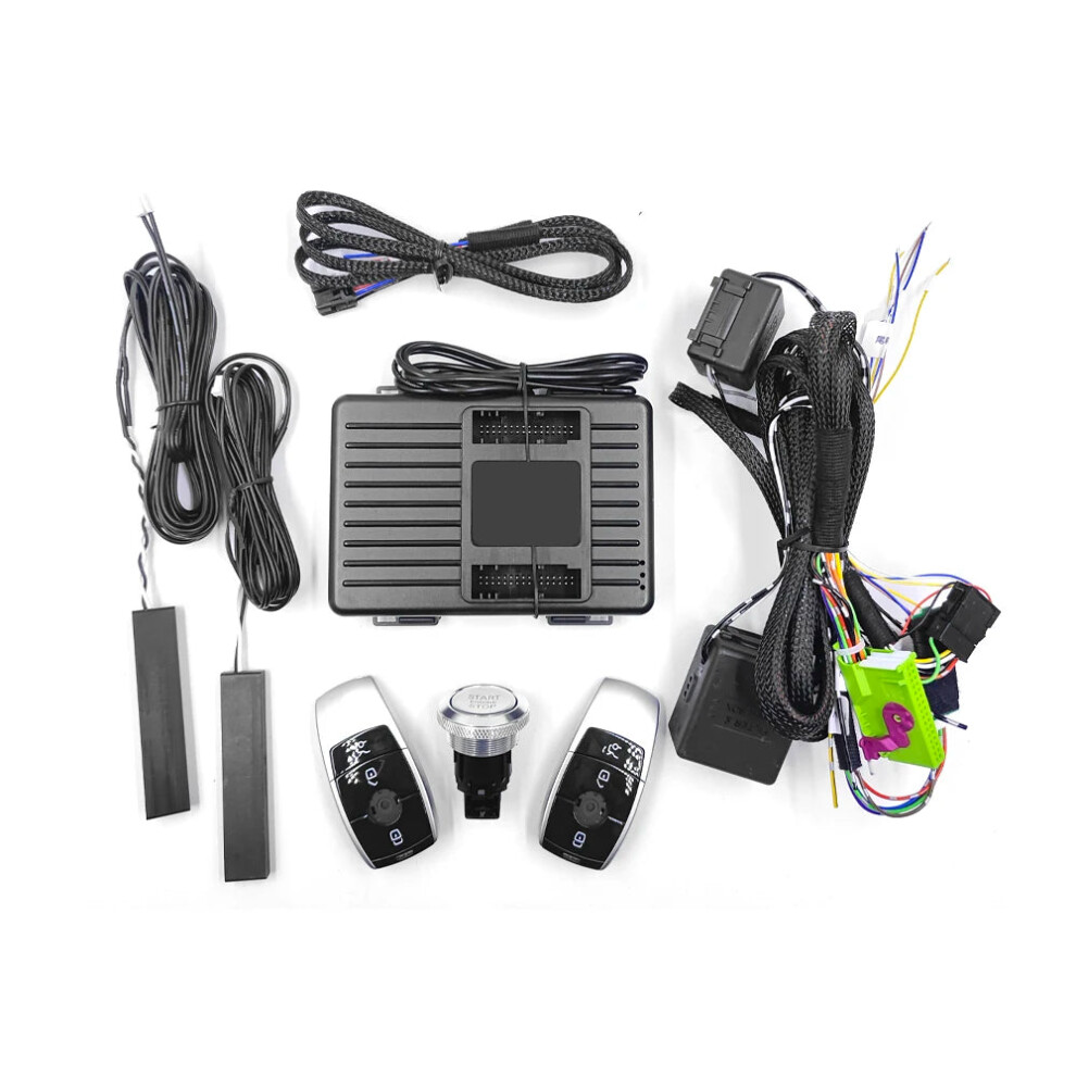Mercedes-Benz Engine Push Start/Stop System & Keyless Entry Upgrade - Remote Starter Plug & Play Accessory For G, E, Clk, Cls, Slk Models 7445031789785