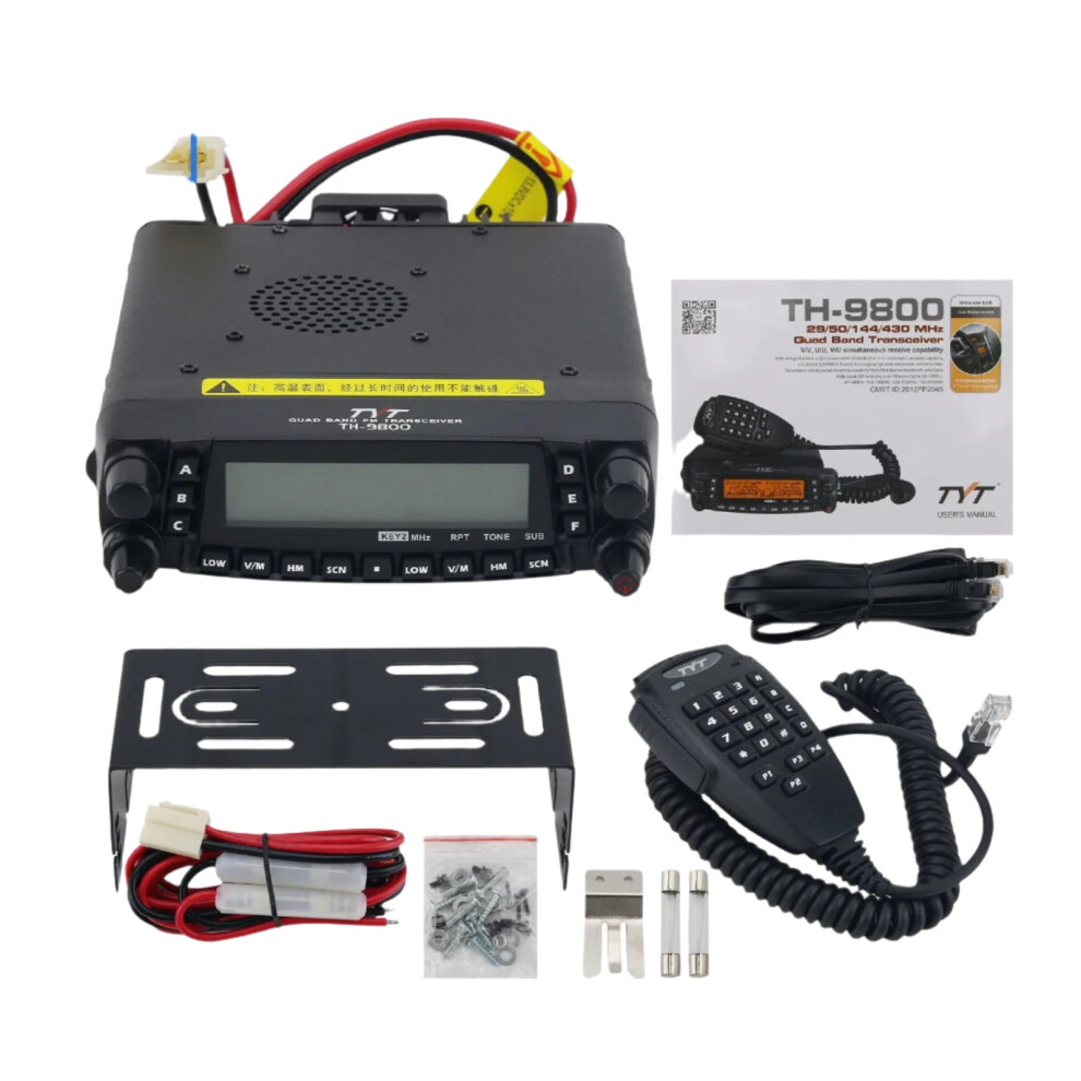 Tyt Th-9800 Plus 50W Quad Band Mobile Radio Fm Transceiver For Cars - Standard Version 313047693686