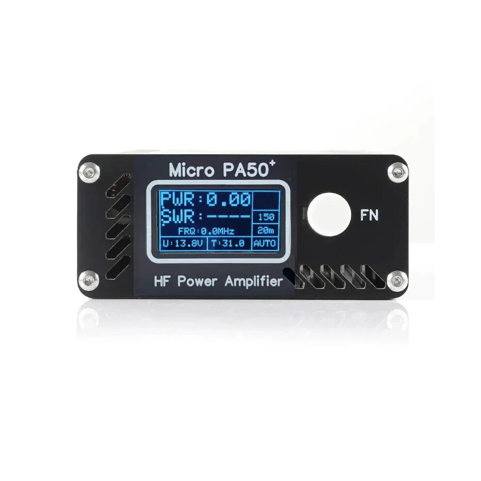 Micro Pa50 Plus: 50W Intelligent Shortwave Hf Power Amplifier With 1.3-Inch Oled Screen, Swr Meter, And Lpf Filter 7445006945932