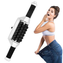 Rechargeable Handheld Fascia Slimming Massager with Vibration and Meridian Dredge for Neck and Body