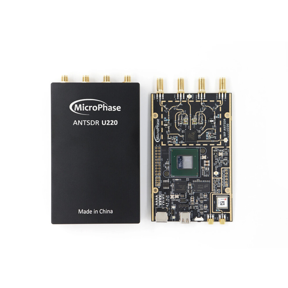Microphase Antsdr U220 Software Defined Radio Demo Board: 70Mhz To 6Ghz Sdr With Usb 3.0, Adi Ad9361/Ad9363 Mimo, Compatible With Srsran 744759510532