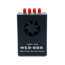High-Performance WebSDR Radio Receiver with 16-Bit ADC, 62MHz Bandwidth, GPS Module, and HF/VHF Support - I for Ham Radio Enthusiasts