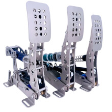 Precision Load Cell Sim Racing Pedals - 3pc Set for PC with Hydraulic Pressure Sensor