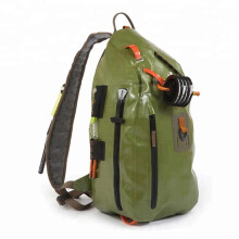 Waterproof TPU Fly Fishing Tackle Bag with Rod Storage Compartments