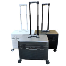 Sleek Aluminum Frame Travel Luggage with Universal Wheels & Secure Password Lock
