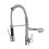 Premium Chrome Brass Kitchen Faucet with Pull-Down Sprayer & Hot/Cold Mixer 1