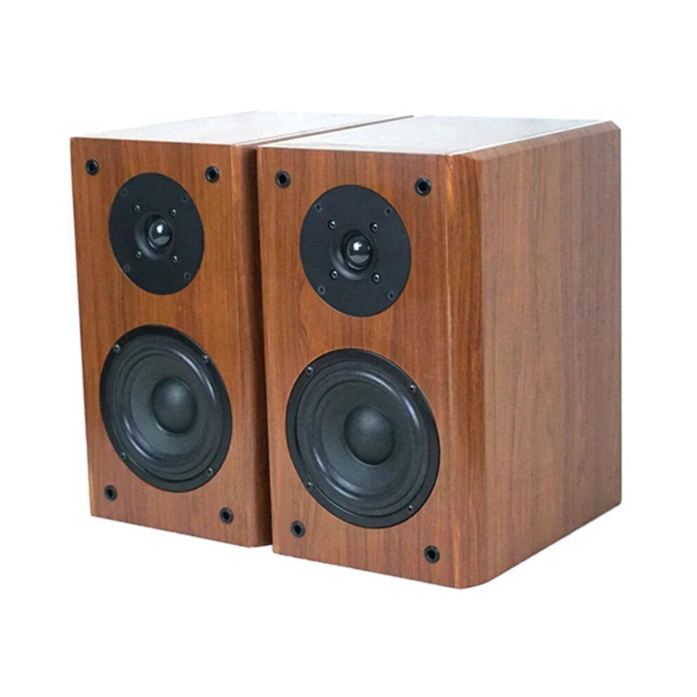 200W 5.5-Inch 4-Ohm Hifi Bookshelf Speaker - Premium Wooden Passive Surround Sound For Home Theater 7445054049002