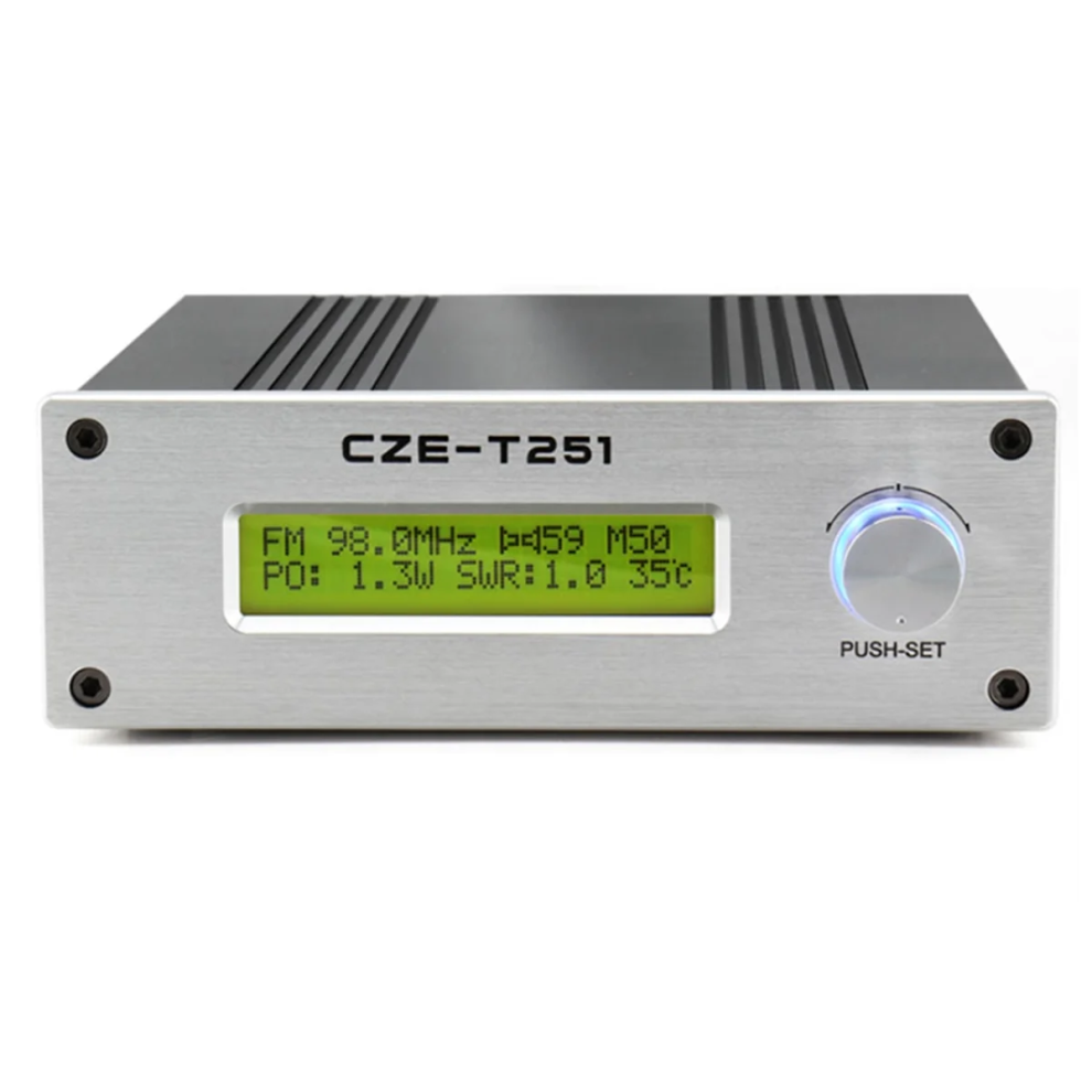 High-Performance Cze T251 25W Fm Broadcast Transmitter For Car & Church Radio Stations 313048639614