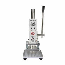 500W Hot Foil Stamping & Embossing Machine with Manual Bronzing Paper Holder for Leather & PVC