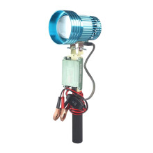 3000m Long Range Yellow Light Telescopic Spotlight - 200W High Power LED Hunting Headlight & 12V Searchlight