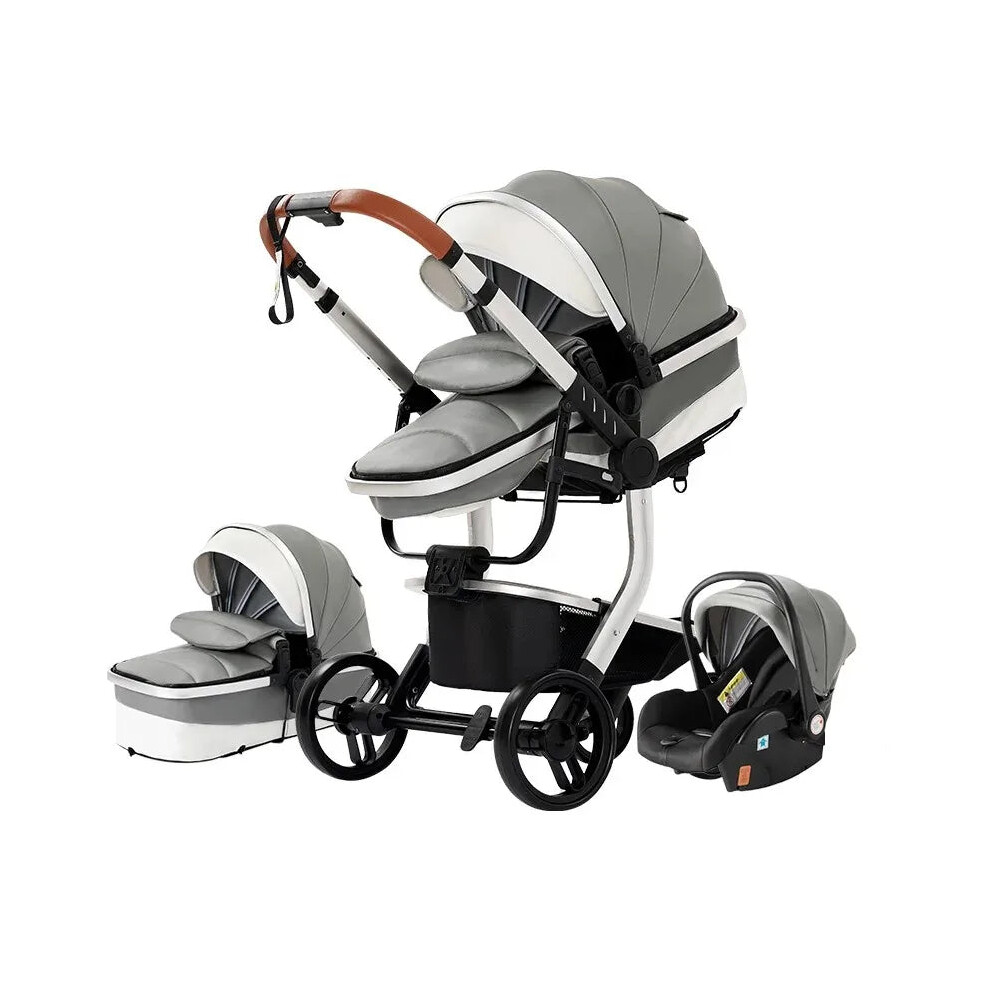 3-in-1 Lightweight Baby Stroller & Carriage for Newborns with Baby Walker Feature