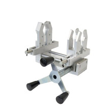 Compact Socket Fusion Welding Clamp for PE, PP, PVDF Pipes - Fits 20-63mm