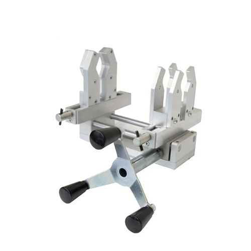 Compact Socket Fusion Welding Clamp for PE, PP, PVDF Pipes - Fits 20-63mm